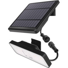 EMOS - Sunno LED Solar Lamp for Outdoor Use with Motion Sensor - Solar Wall Light for Home / Garden with 1.8 m Cable - 120° Sensor Range 6 m - 3 Light Modes, Brightness Max. 1300 lm, Neutral White -