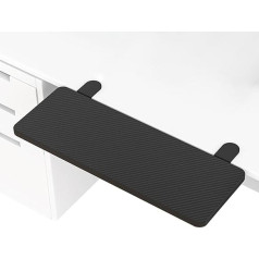 Ergonomic Desk Extension, 55 x 24 cm, 90° Foldable Arm Rest, Desk Extender, Armrest for Desk, Arm Wrist Rest, Computer Desk Arm for Home and Office