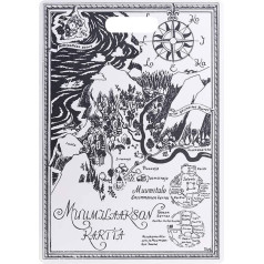 Moomin Chopping and Serving Board Birch Veneer The Card 30 x 44 cm