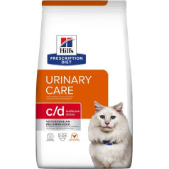 prescription diet urinary care feline c/d multicare stress chicken - sausa kaķu barība - 8 kg