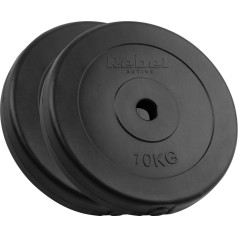 Bitumena atsvaru komplekts 2x10kg, caurums 31mm, klasiskā plāksne, ACTIVE