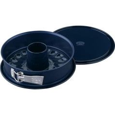 Dr.Oetker Springform Back-Liebe with Enamel-Server-and Tubular Base Ø26 cm in Black, 26 x 26 x 7 cm