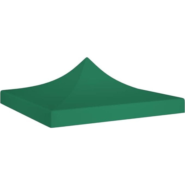 vidaXL Party Tent Roof UV-Resistant Water Resistant Replacement Roof Tarpaulin Tent Roof Replacement Roof Tarpaulin for Garden Tent Gazebo 3 x 3 m Green 270 g/m²