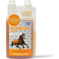 NutriLabs Mobifor® Ultra Joint Juice for Horses 1 kg - with Glucosamine, Chondroitin, Hyaluronic Acid and Much More - MSM Horse - Horse Dietary Supplement - Joint Food for Horses