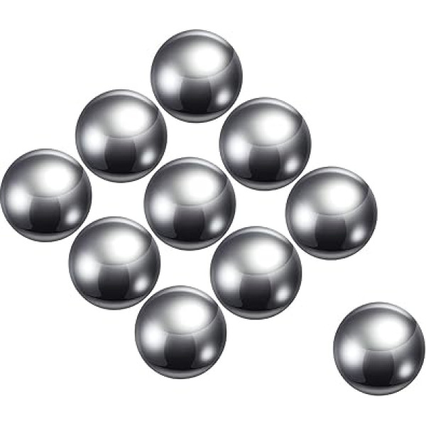 Kozelo 10 x Precision Balls - [11 mm] 201 Stainless Steel for Warehouse Use Solid