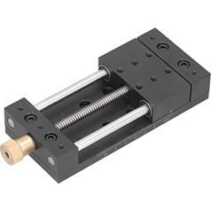 Linear Stage Actuator - Manual Sliding Table Aluminium Alloy for Precise Applications in Automation Technology and Mechanics, Default