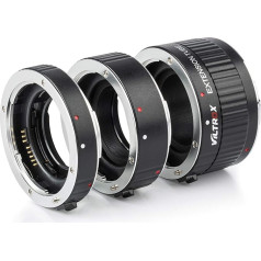Viltrox Metal Mount Auto Focus AF Macro Extension Tube Ring Set 12mm,20mm,36mm for Canon EF EF-S Lens DSLR Camera 760D 700D 80D 70D 5DII 5DIII 1300D 1500D