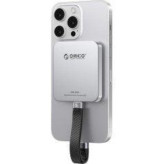 ORICO 2TB External SSD Magnetic up to 2000 MB/s, 4K ProRes HDR Recording and Storage, Portable SSD Only Compatible with iPhone 15/16 Series, Smartphone, Computer with Type-C Connector K20Mini