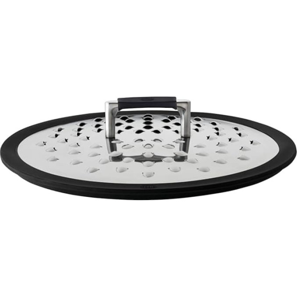 RÖSLE 91498 Splash Guard Lid 18/10 Stainless Steel 24/28 Grey