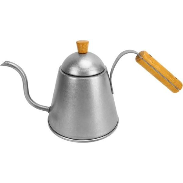 Edelstahl-Kaffeekocher zum Übergießen, großes Fassungsvermögen, Schwanenhals-Wassertropfer für Büro, Café, Camping
