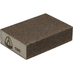KLINGSPOR Sanding Block SK 500, 100 x 70 x 25 MM, Pack of 100, 180–grain, 225167 Document Holder