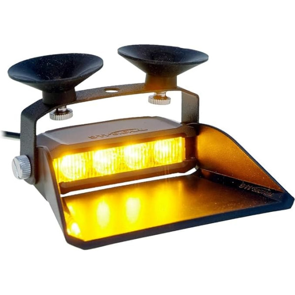 LED-Martin 8 W LED Front Flasher Street Shovel – Orange