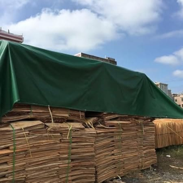 Abdeckplane, wasserdicht, strapazierfähig, für den Außenbereich, 6 x 6 m, 130 g/m², Polyethylen-Plane mit Ösen, UV-/reißfest, PE-Plane für Terrassengehege für Pflanzen, Gärten, Hühnerställe