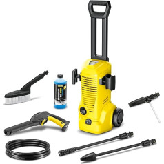 Kärcher K 2 Premium Car Pressure Washer, Maximum Pressure: 110 Bar, Flow Rate: 360 l/h, Surface Performance: 20 m²/h, High Pressure Hose and Gun, Dirt Blower Car Kit
