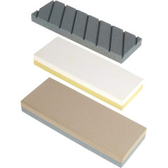 Norton Waterstone Starter Kit: 220/1000 grit stone, 4000/8000 grit stone, SiC flattening stone