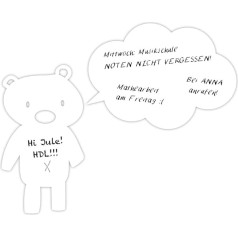 Wandkings Whiteboard Film – Choose Size – Teddy Speak