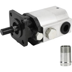 Hydraulic Log Splitter Pump, Hydraulic Log Splitter Pump, Hydraulic Pump, 11 GPM, Aluminium, 1/2 Inch NPT Thread, High Pressure Resistant, Multifunctional for Log Splitter