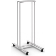 Drawing Trolley | Mobile | Sheet Steel | W x D x H 530 x 720 x 1265 mm | Light Grey