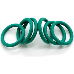 BQSLUMLZU Hardware, 10 Stück, grüner O-Ring aus FKM-Fluorkautschuk, CS 3,1 mm, OD 10–70 mm, Isolieröl, hohe Temperaturbeständigkeit, Dichtungsring, Unterlegscheibe, Packungsscheibe(OD 39mm ID 32.8mm)