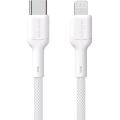 Dudao USB-C - iPhone Lightning 30W 2m kabelis - balts