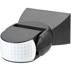 PIR kustības detektors, infrasarkanais, IP65, pelēks, diapazons 12 m, MCE201 GR