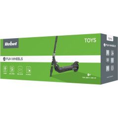 Bērnu elektriskais skrejritenis fun riteņi melns