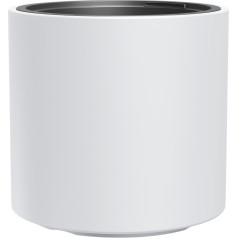 HEOS salamdrošs puķu pods, balts, ar ieliktni, ietilpība 20 L, matēts, DBHER400
