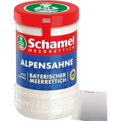 Schamel Bavarian Cream Horseradish (135 g Glass) + usy Block