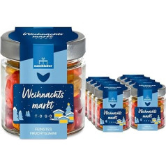 Christmas Market To Go in Gift Jar 120 g | Delicious Fruit Gummies for Christmas Time | The Perfect Gift for Christmas | Advent Calendar Gift | Christmas Market