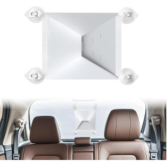 Starlink Mini Suction Cup Mount, Car Mount for Windows & Sun Roofs, Sturdy Holder for Starlink Mini Dishy, Suitable for Car, Motorhome, Boat & Truck (White)