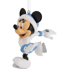 Hallmark Ice Skating Minnie Mouse Tree Decoration - Disney Hanging Ornament for Christmas - Gifts