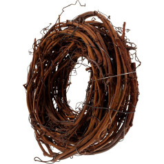 Abaodam 1 Piece Christmas DIY Crafts Natural Grapevine Wreaths Wine Branch Wreath Rattan Wreath for DIY Christmas Crafts