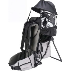 iuscacey Outdoor Baby Carrier Backpack for Hiking and Travel - Ergonomic Design with Sun Protection - Fits Parents with a Height of 1.55 to 1.90 m