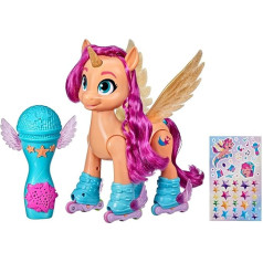 My Little Pony: A New Generation Sing N’ Skate Sunny Starscout, Interactive Pony (22.5 cm), 50 Reactions, Light