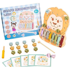 Form-Spiele für Kinder | Cartoon-Tierform-Spiel und Farbklassifizierung - sensorische Aktivität zur Entwicklung von Feinmotorik und Vorschullernen