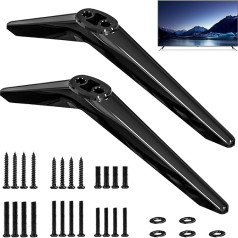 Universal TV Stand for TCL 32 40 49 50 55 Inch TV Mount Compatible with Roku LG Sharp Samsung and Hisense TVs Stand Legs with Screws, Universal TV Stand