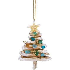 Cape Shore Christmas Tree Driftwood Beach Resin Ornament Decoration
