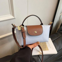 Fashion Women Quilted Solid Color Square Crossbody Bag with Adjustable Strap