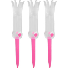 Flexible Golf Tees, Rubber Soft Top Tee, Practical Unbreakable Driver Holder, Reduces Friction and Side Spin, Men and Women, Exercise Training Set for Hitting Mats