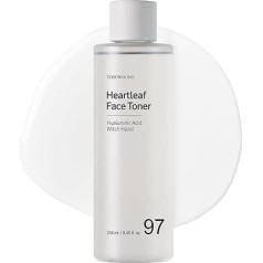 TOSOWOONG Heartleaf Face Toner with 970,200 ppm Heart Leaf Water, Centella, Hyaluronic Acid, Witch Hazel - Clarifying, Soothing, Moisturising, for Blemished Skin - K-Beauty, 250 ml