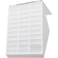 Nail Tip Board Nagellack Display Box Weiß Nagel Farbkarte Maniküre Salon Organizer für Nagelkunst Präsentation und Übung