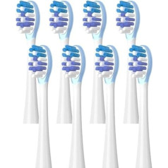 Toothbrush Head Compatible with Usmile All Series Y1S/Y4/U1/U2/U3/P1/P4 Sonic Electric Toothbrush Soft Clean Nozzles (8 Clean Blue)