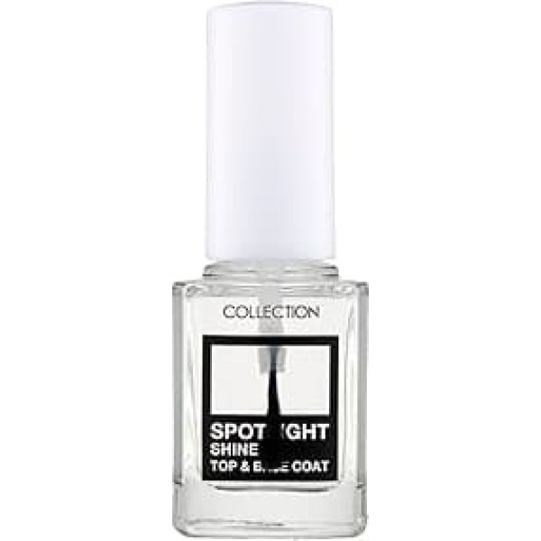Collection Cosmetics Long Lasting Spotlight Shine Nail Polish 10.5ml Top & Base Coat