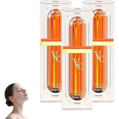 Japanese Vitamin C Makeup Tone Up Cream, Swarous Makeup Cream, Five Vitamin C, Moisturising Lady Plain Face Non Greasy For All Skin Types (3 Pieces)