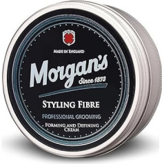 Morgan's Pomade Styling Fibre, Hair Styling Cream with Medium Hold for Defining and Shaping, Ideal for Messy Styles, Parting and Quiffs 75 ml