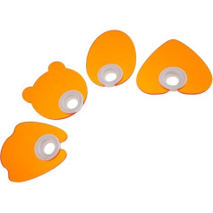 Hohopeti 4 Stück Teiliges Nagellampen aus Ergonomisches Tragbares Nail Art Light Shield mit Fortschrittlichem Blaulichtschutz für Salon und Maniküre Waschbar und Flexibel Positionierbar