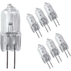 WYLIELAMSH 10 Pack Super Bright G4 6V 30W Halogen Bulbs 10W 15W 20W 25W 30W 6V G4 5W Warm White Clear Halogen G4 Halogen Bulbs Indoor 10W