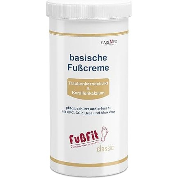 CareMed FußFit Basic Foot Cream 450 ml Refill Can pH 8.0