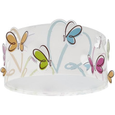 Dalber 62146N E27 Ceiling Light for Children Butterfly Butterflies