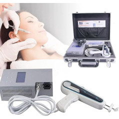 MINHUIJIHUI Mesotherapy Beauty Machine, Endolift Machine, Microcrystalline Mesotherapy Gun, Needle-Free Mesotherapy, Vacuum Pressure, for Facial Water Injection, Rejuvenation of Active Cells